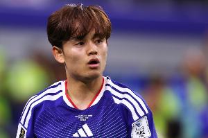 日媒：久保建英可能伤缺数周，日本预计将以25人迎战突尼斯配图